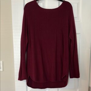 Burgundy Long Sleeve Sweater